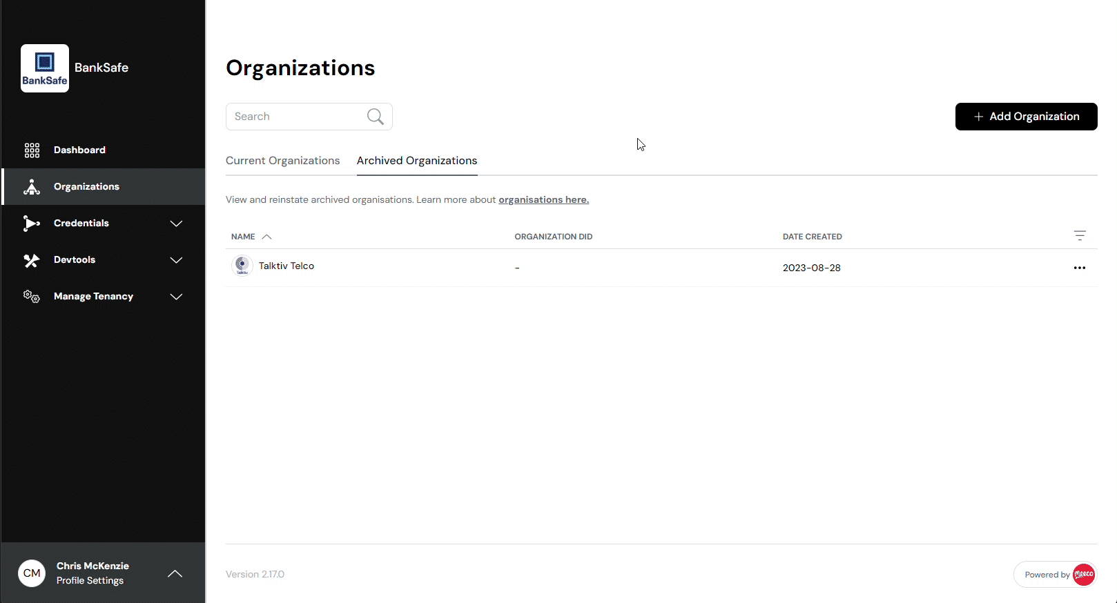 How to reinstate an Organisation tutorial video.