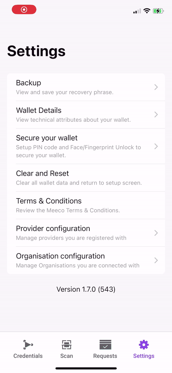 How to view and save your recovery phrase tutorial video.