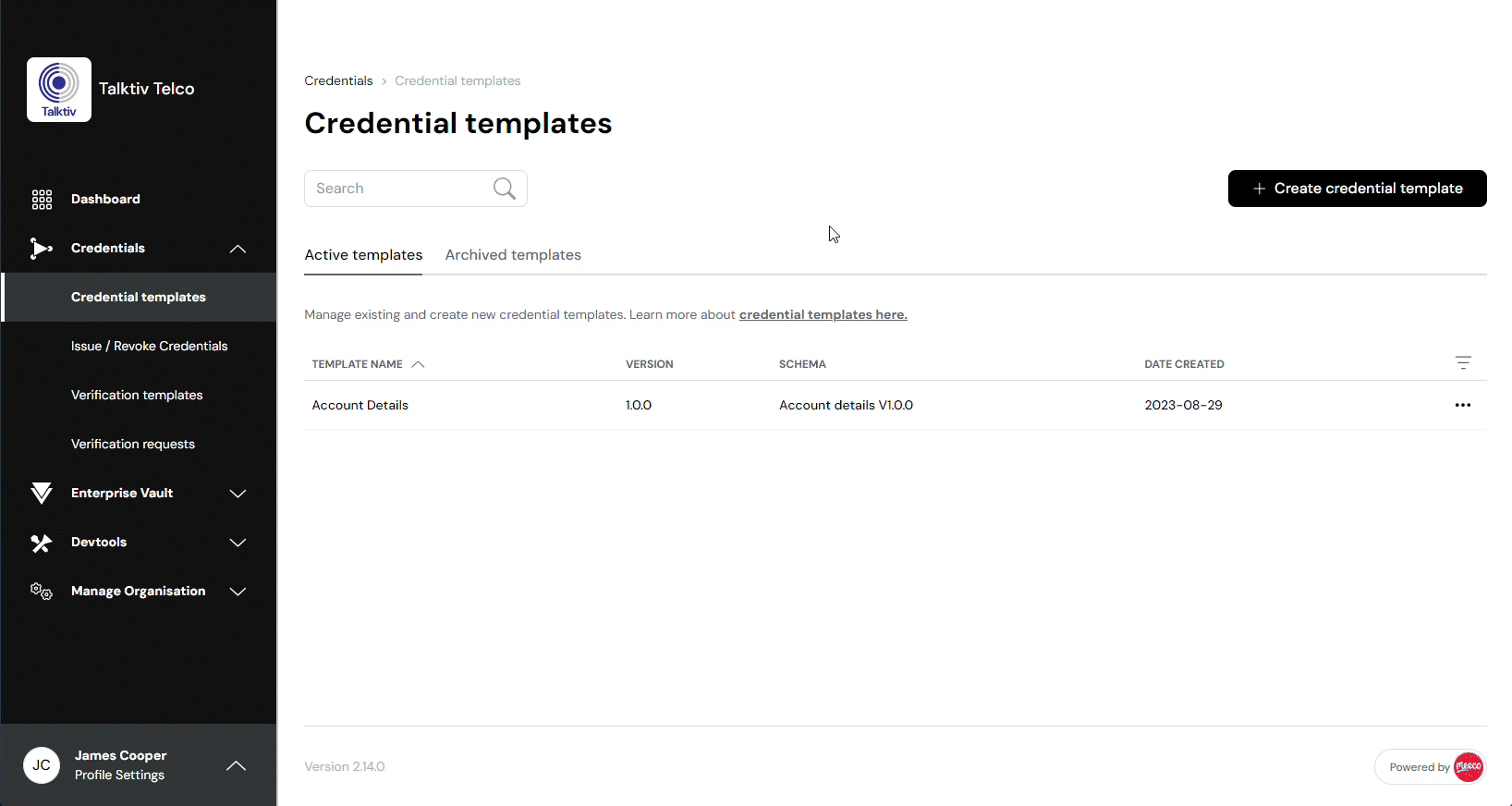 How to view and edit a credential template tutorial video.