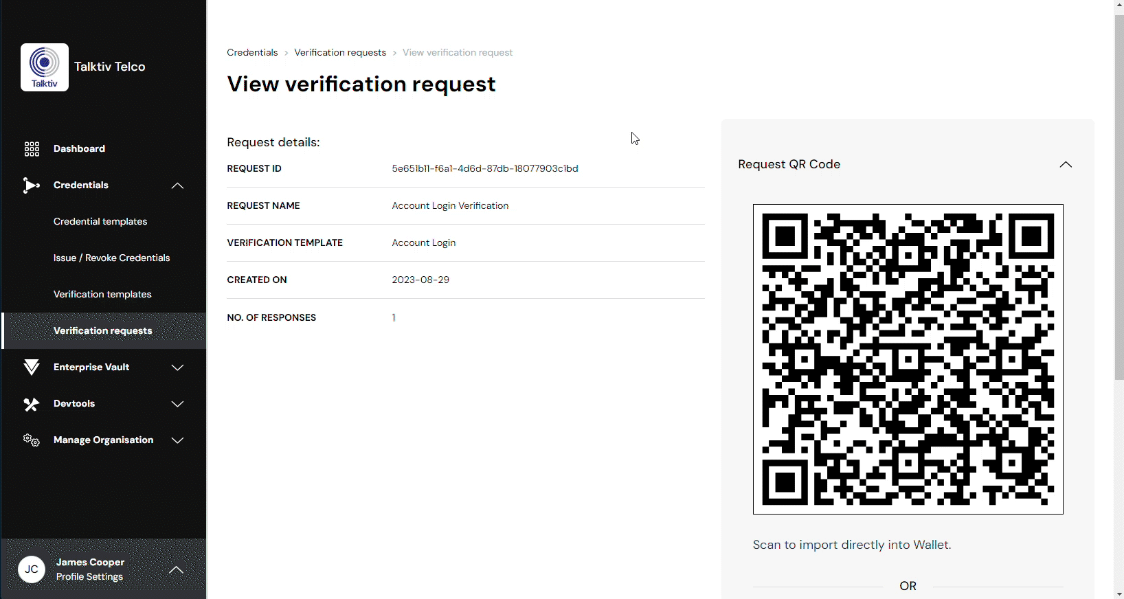 How to verify a credential tutorial video.