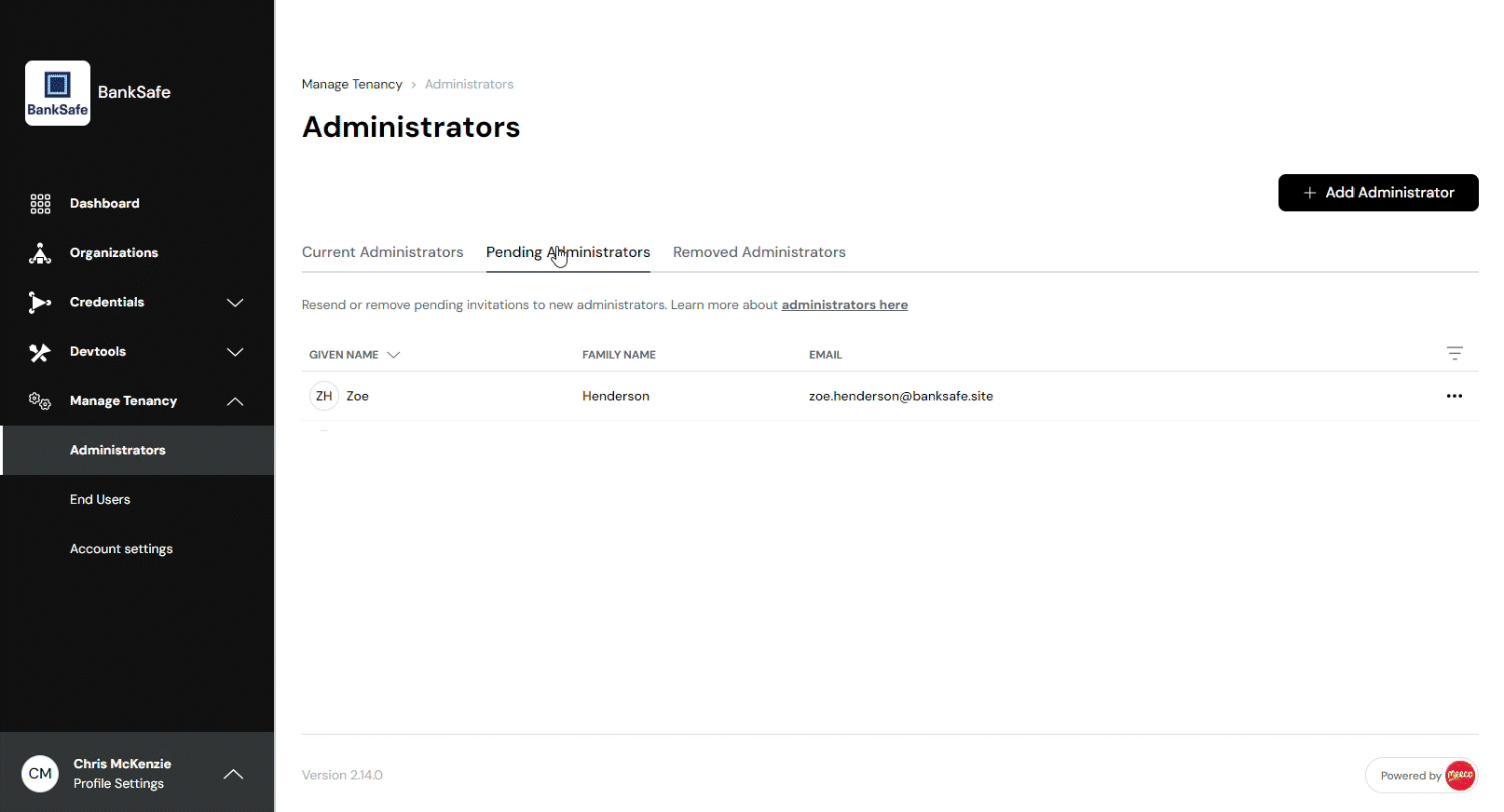 How to resend an invitation to join a Tenant tutorial video.