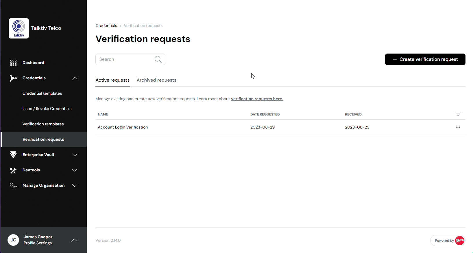 How to archive a verification request tutorial video.