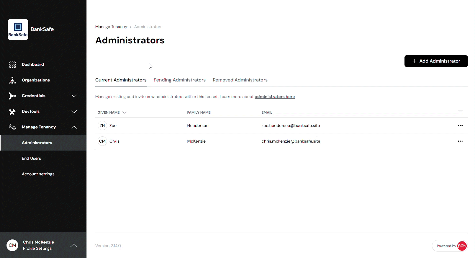 How to remove a Tenant Administrator from a Tenant tutorial video.