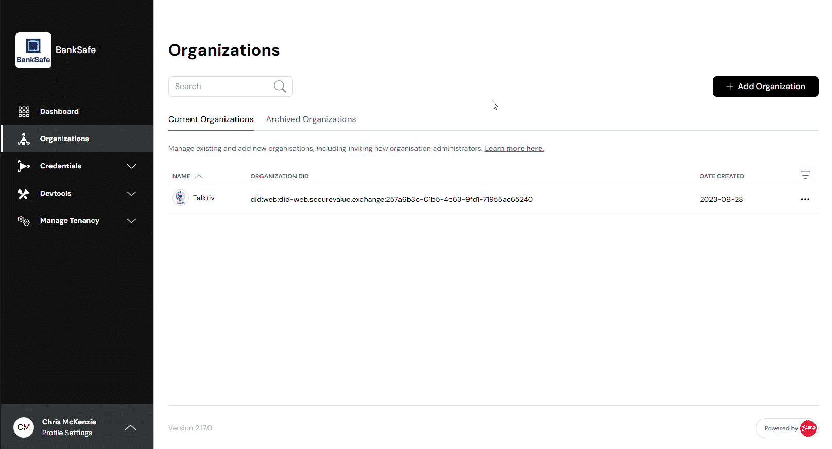 How to view and edit an Organisation tutorial video.