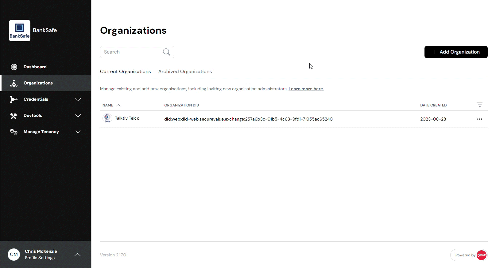 How to archive an Organisation tutorial video.