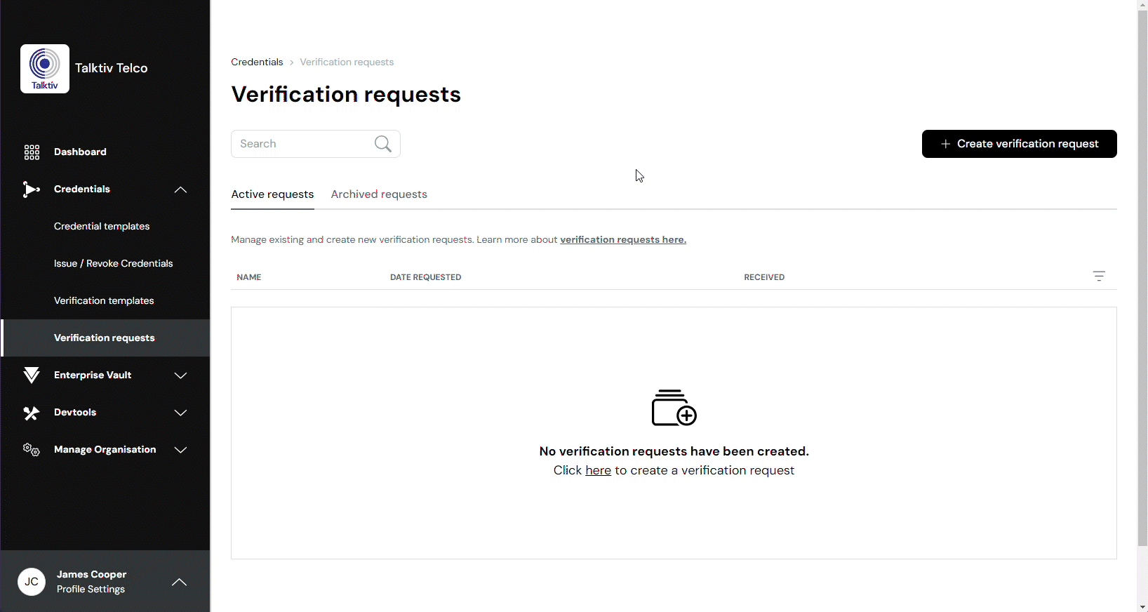 How to create a verification request tutorial video.